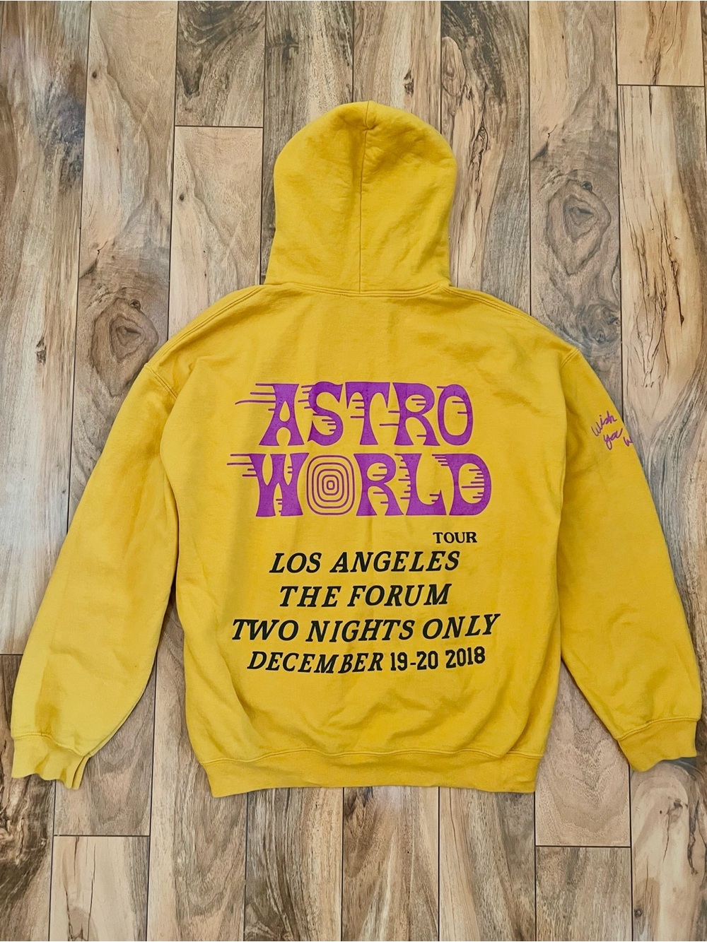 Travis Scott Astroworld Los Angeles Forum Tour Hoodie
